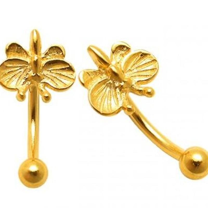 KODY PIERCING Arcade Forme Papillon Or 18 Carats