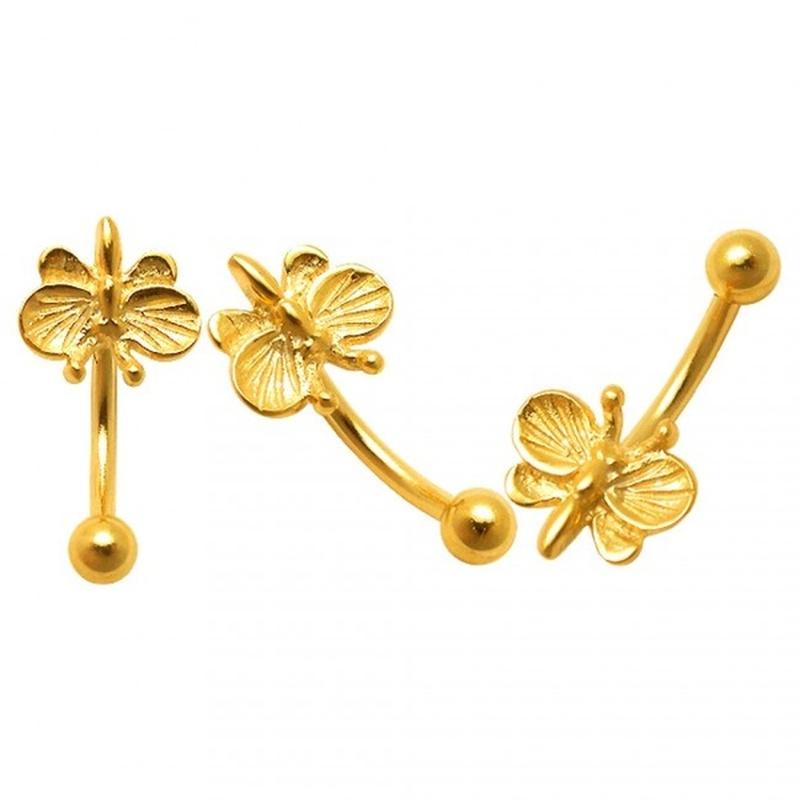 KODY PIERCING Arcade Forme Papillon Or 18 Carats