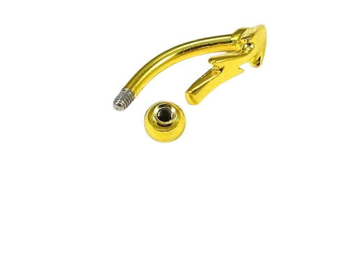 KODY PIERCING Arcade Forme Flèche Or 18 Carats
