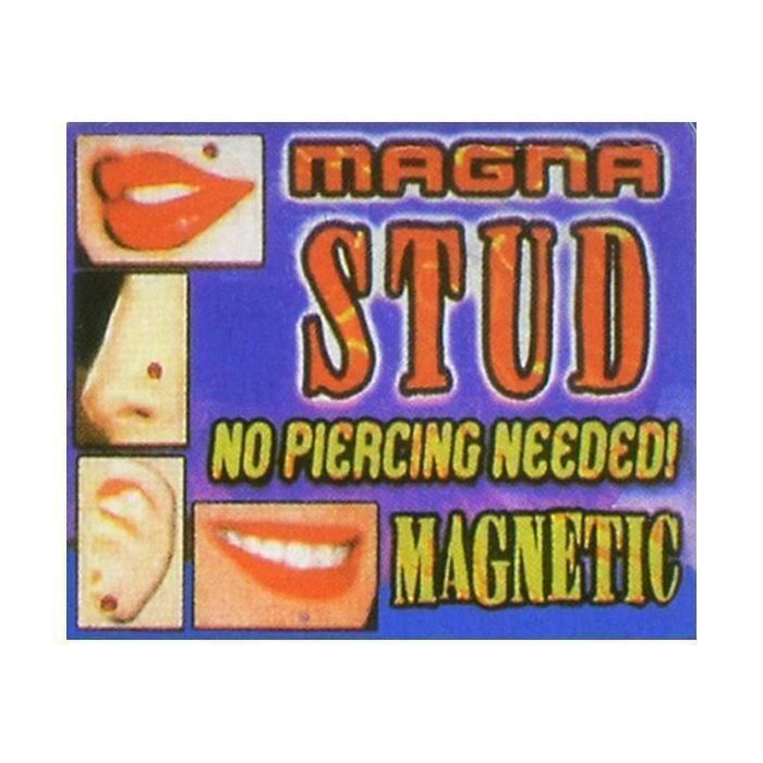 KODY PIERCING Faux Piercing Labret Lèvre Nez Oreille Stud Magnétique Doré Cône Spike Sans Perçage