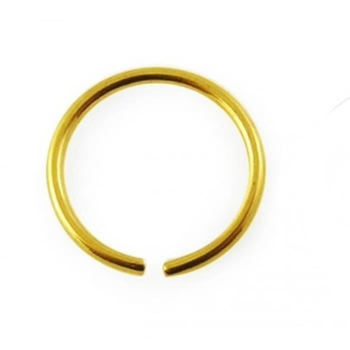 KODY PIERCING Piercing Nombril KODY PIERCING Or 14 Carats Jaune/Blanc/Rose Fleur Zircon Cubique 14G 11 mm - Bijou Ventre
