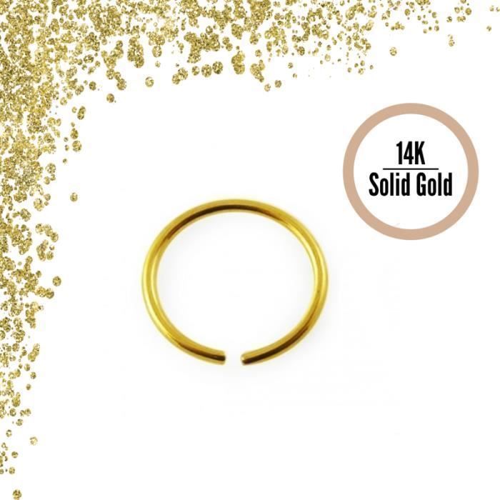 KODY PIERCING Piercing Nombril KODY PIERCING Or 14 Carats Jaune/Blanc/Rose Fleur Zircon Cubique 14G 11 mm - Bijou Ventre