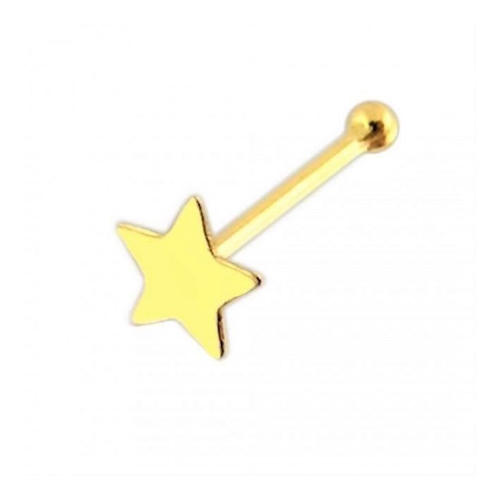 KODY PIERCING Piercing Nez KODY PIERCING Or 9 Carats Étoile 6 mm - Pureté Céleste et Éclat Intemporel