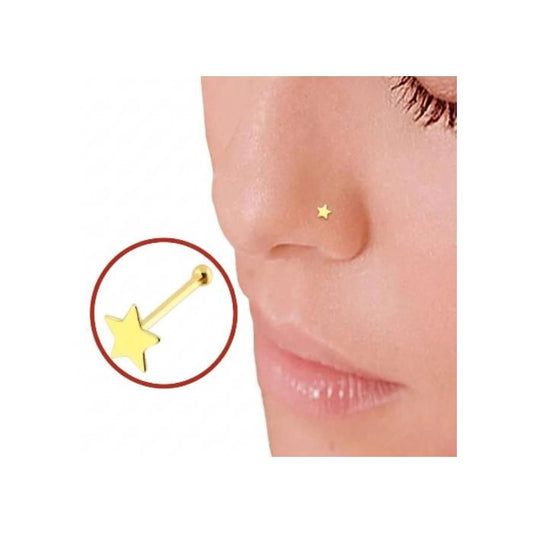 KODY PIERCING Piercing Nez KODY PIERCING Or 9 Carats Étoile 6 mm - Pureté Céleste et Éclat Intemporel