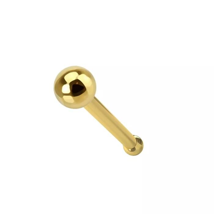 KODY PIERCING Piercing Nez KODY PIERCING Or Jaune 14 Carats Boule 1,5 mm 20G - Simplicité Raffinée et Éclat Discret