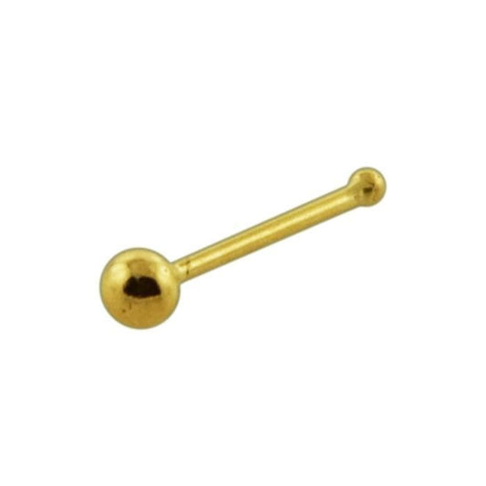 KODY PIERCING Piercing Nez KODY PIERCING Or Jaune 14 Carats Boule 1,5 mm 20G - Simplicité Raffinée et Éclat Discret