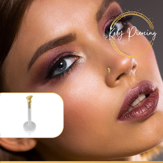 KODY PIERCING Labret Petit Pied OR 14 carats